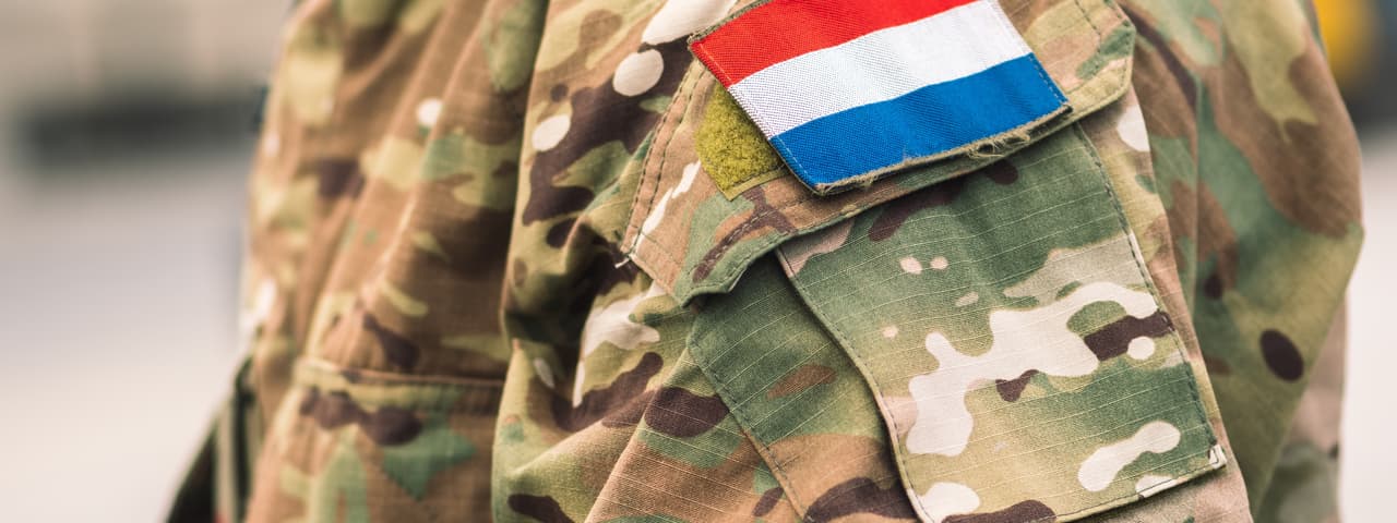 A Royal Netherlands Army soldier, pictured in 2022. (Shutterstock.com)