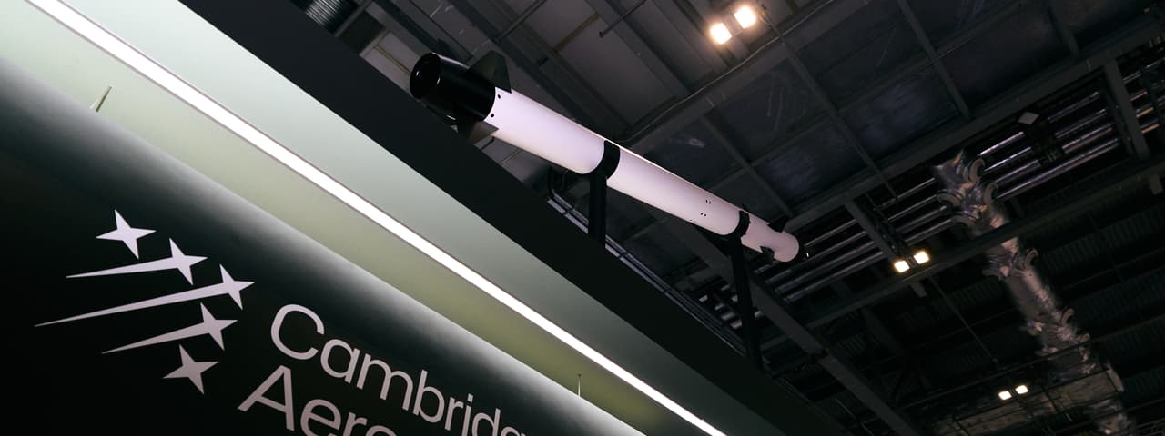 Cambridge Aerospace's Skyhammer at DSEI UK 2025. 