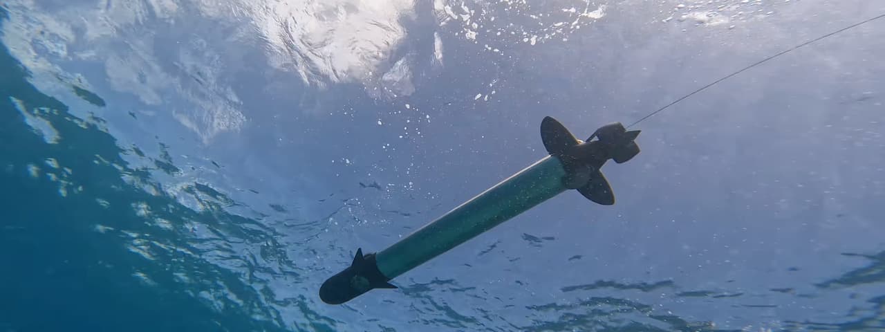 An S12 autonomous undersea vehicle from Vatn Systems.