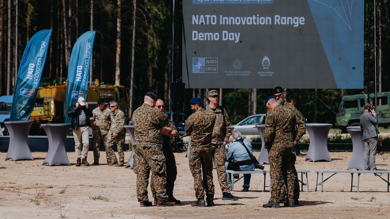 NATO drone trial in Latvia May 2026