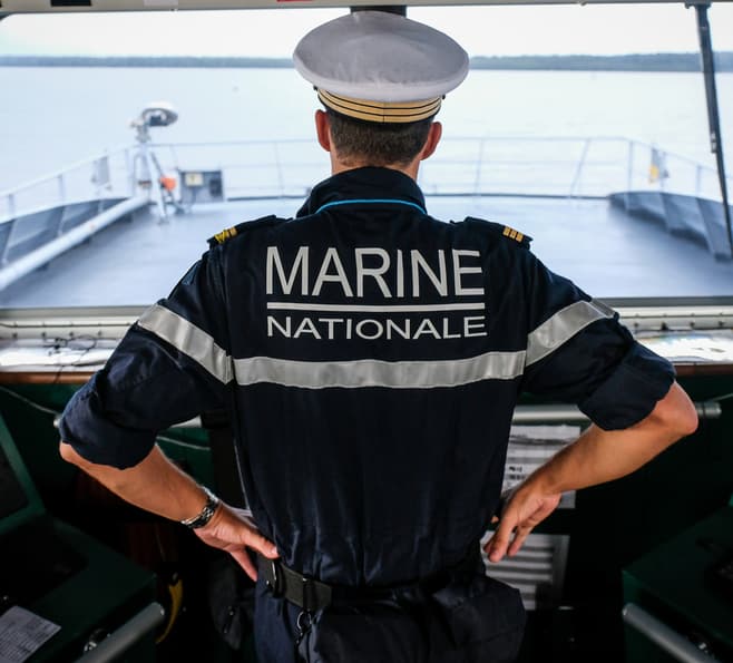French Navy personnel