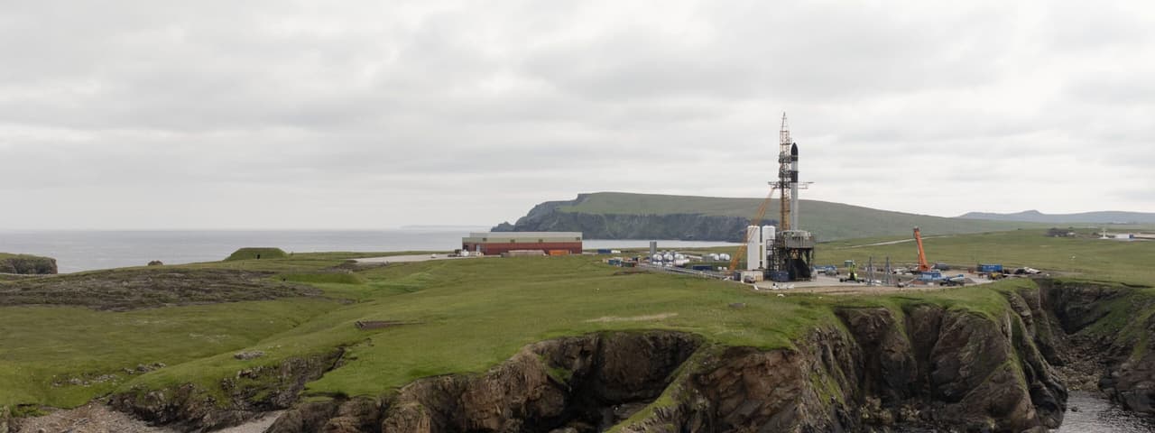 Pictured is the SaxaVord Spaceport in the Shetland Islands, Scotland. 