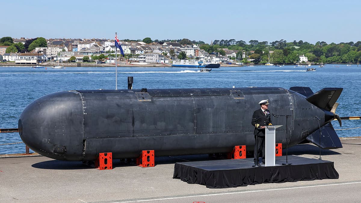 An ‘XV Excalibur’ extra-large uncrewed undersea vehicle from MSubs. 