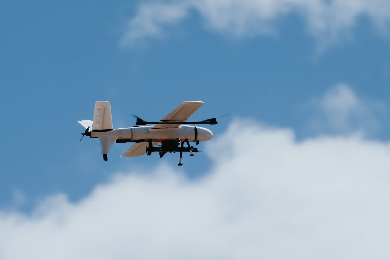 Nordic Air Defence's Kreuger interceptor equipped onboard a drone 