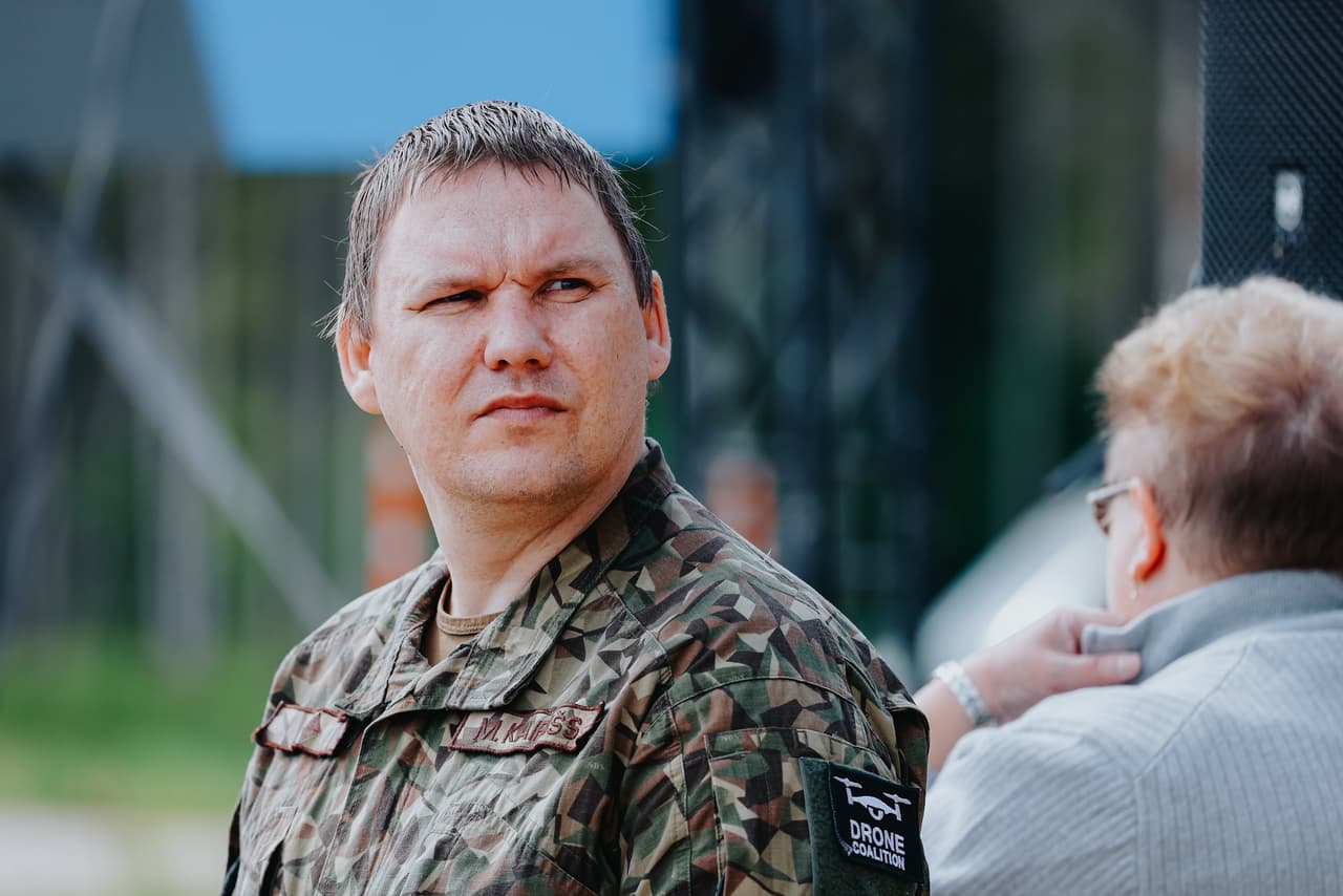 Major Modris Kairišs, head of Latvia's Autonomous Systems Competence Centre