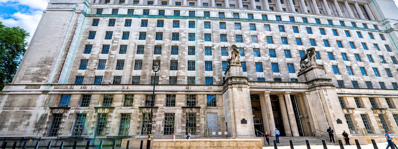 UK Ministry of Defence Main Building. 