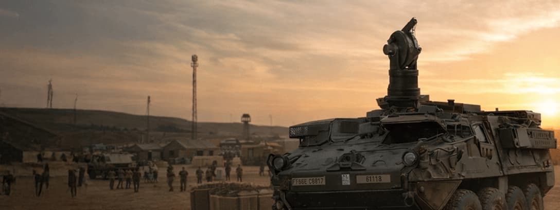 ARCYN Defense’s Iron Rain mounted on a vehicle.
