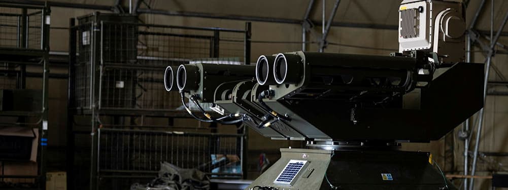 RAF counter-drone system that combines sensors, electronic warfare, and kinetic effectors. 