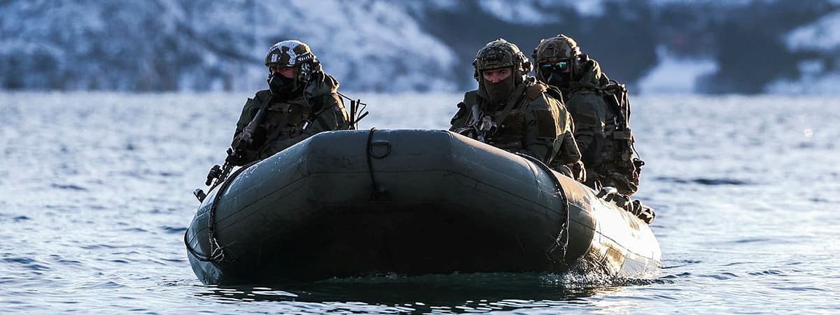 UK Royal Marines, part of the UK-Netherlands Amphibious Force