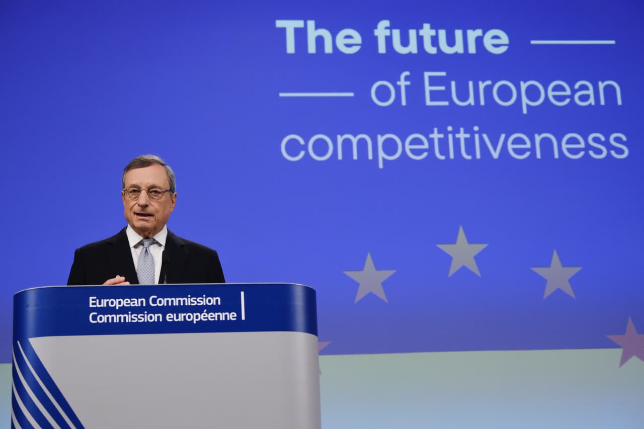 former European Central Bank President Mario Draghi