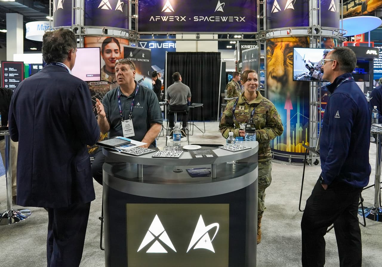 AFWERX programme managers met with industry leaders at the Warfare Symposium in Aurora, Colorado in February. 