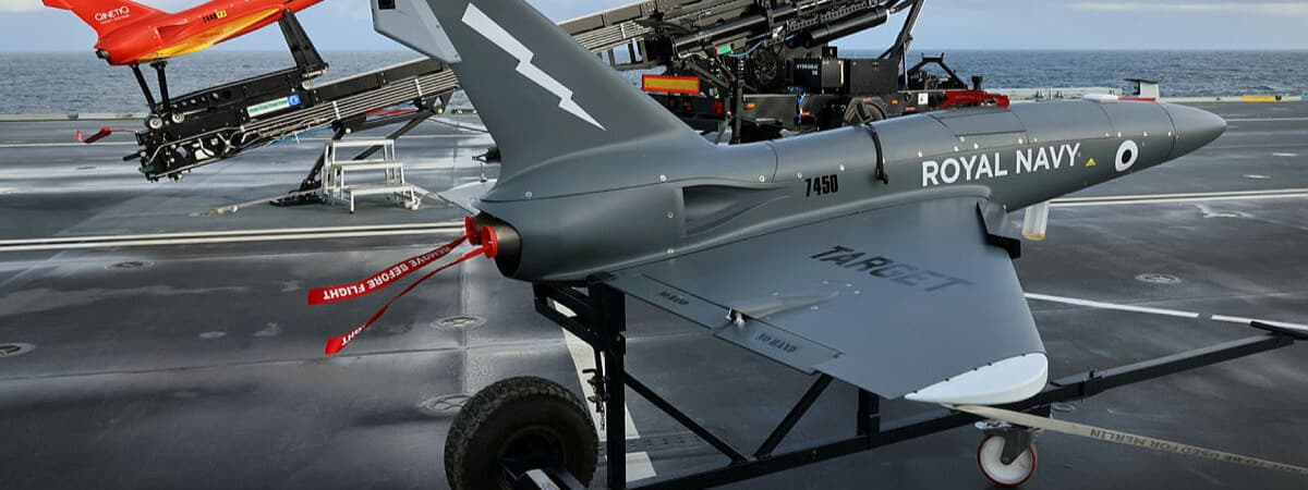 QinetiQ's Banshee targeting drone used by the Royal Navy