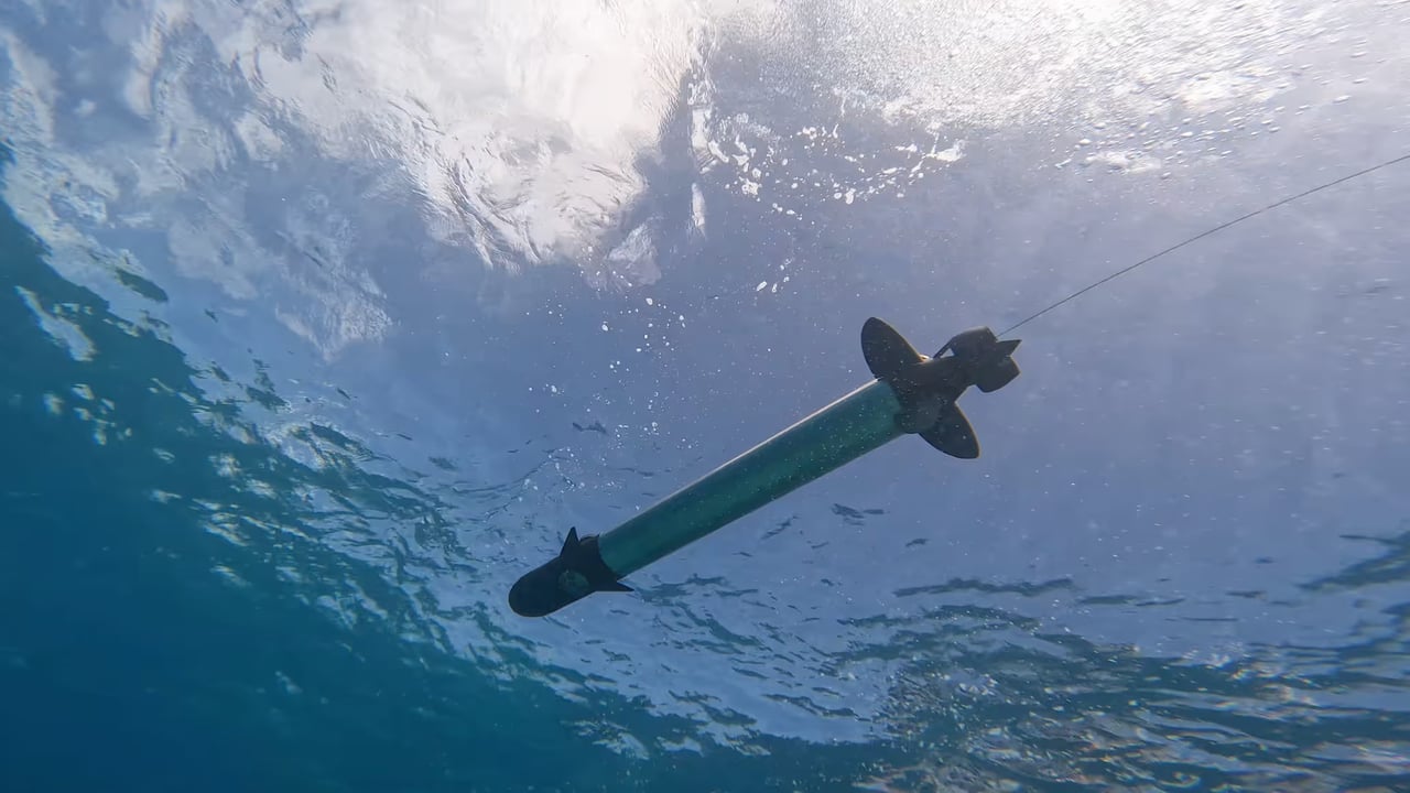 An S12 autonomous undersea vehicle from Vatn Systems.