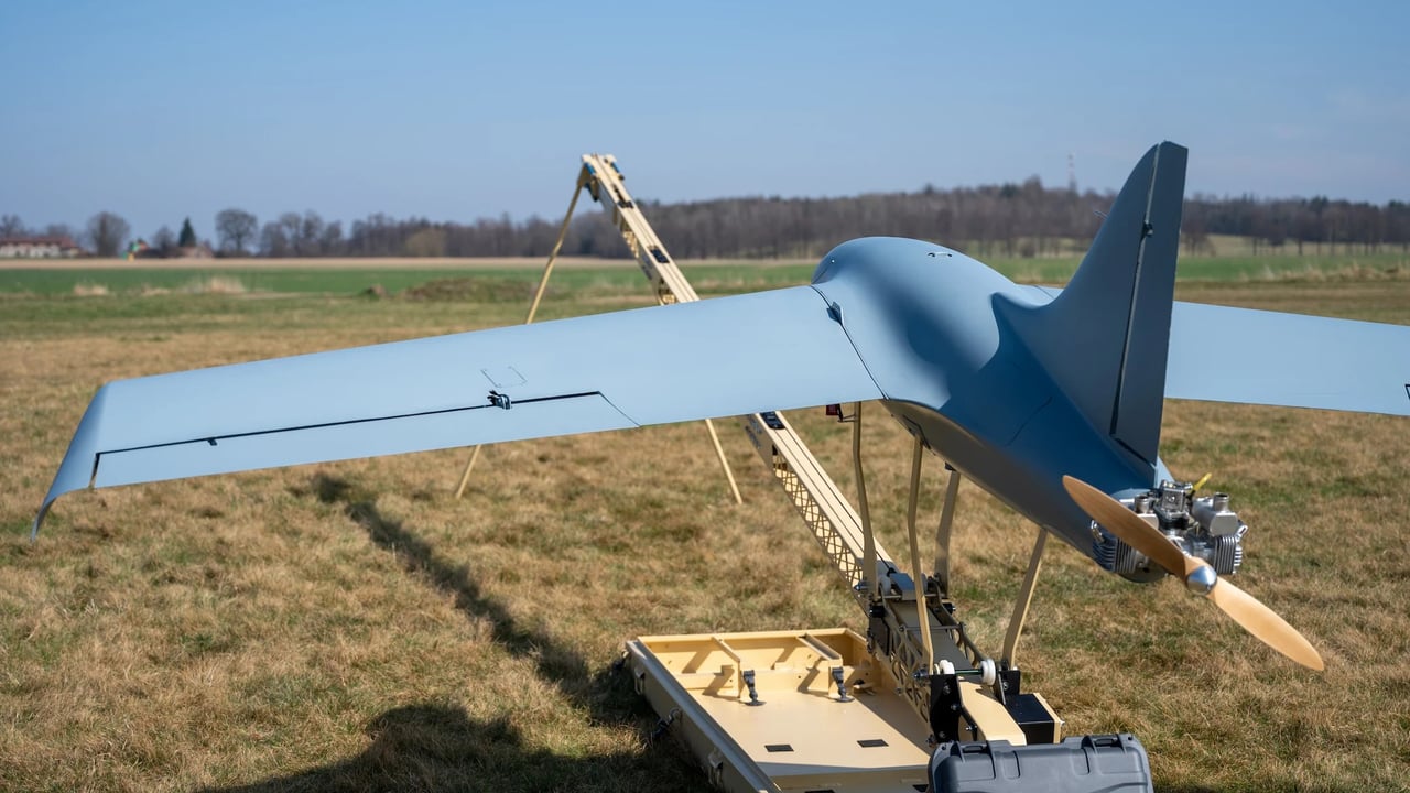 LPP Holding’s ‘MTS’ UAV strike system. 