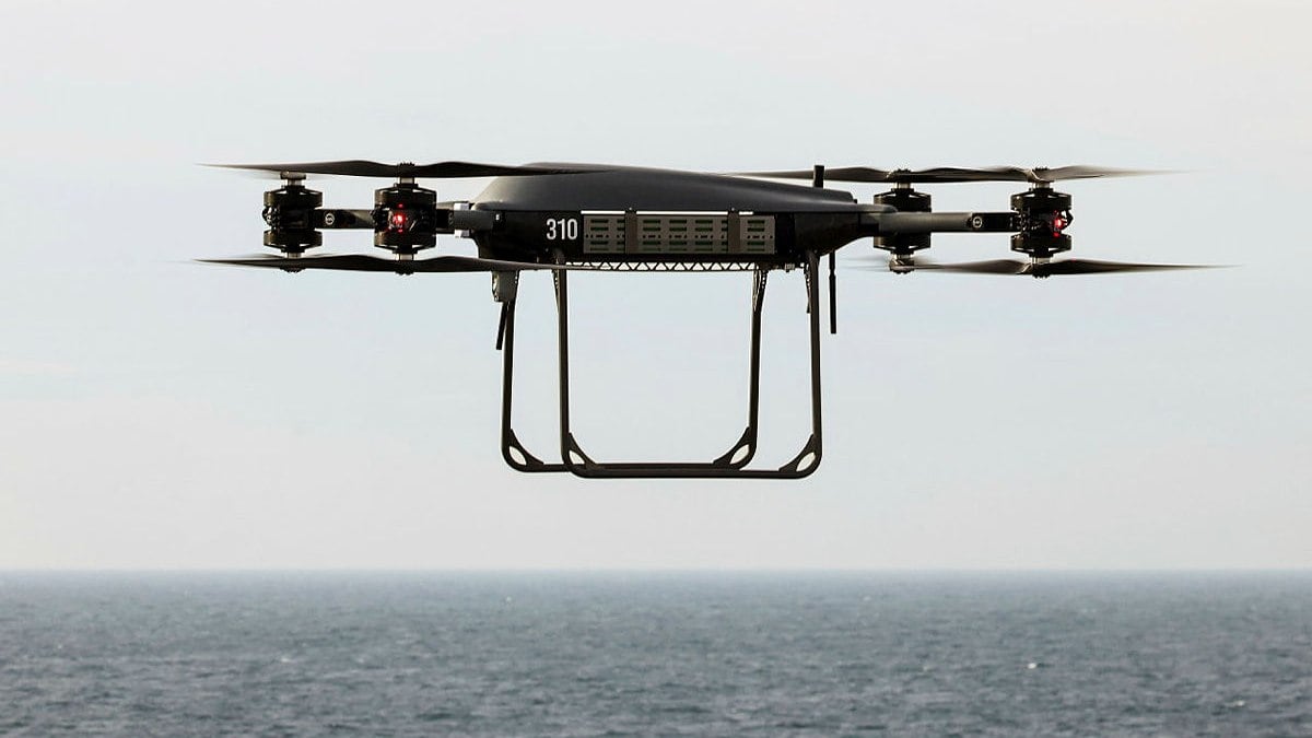 A Malloy Aeronautics ‘T-150’ heavy lift drone. 