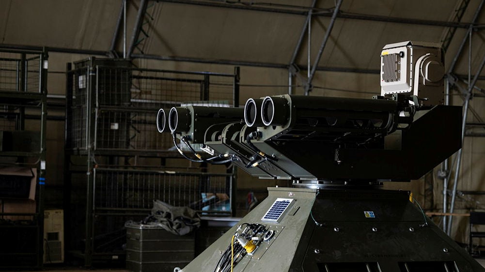 RAF counter-drone system that combines sensors, electronic warfare, and kinetic effectors. 
